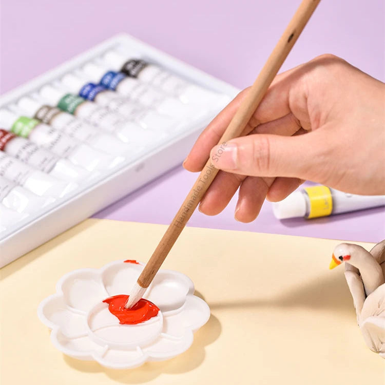 Pottery Ceramic Painted Pigment No-Bake Pigment DIY Clay Hand-painted Sculpture Coloring Overglaze 12 Colors