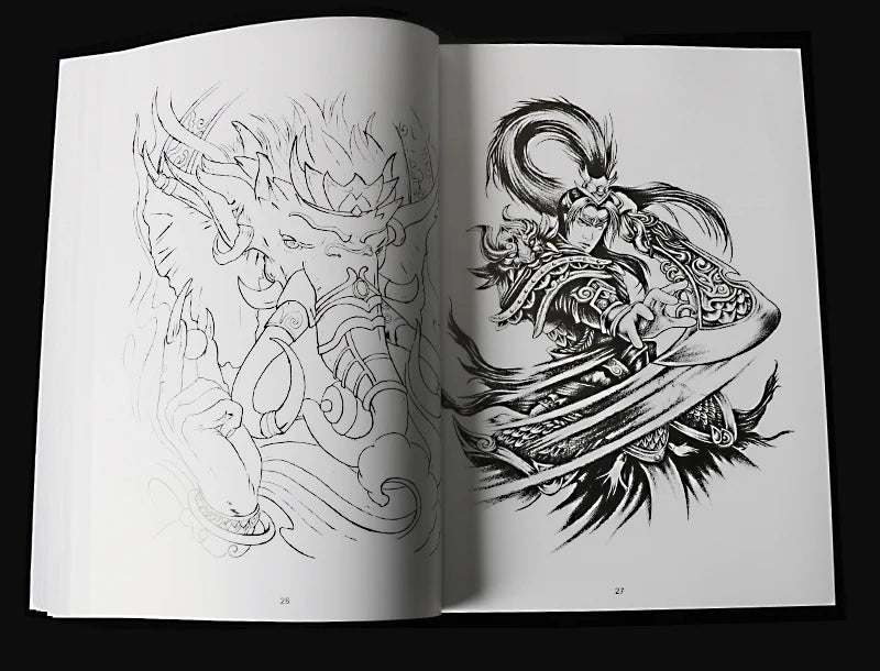 stencil for tattoos Book Body Art tattoo supplies Clear Design Templates Tattoo Patterns BOOK-015 Permanent Makeup Accessories