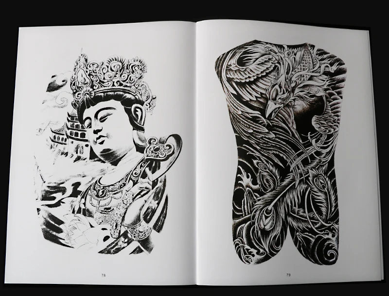stencil for tattoos Book Body Art tattoo supplies Clear Design Templates Tattoo Patterns BOOK-015 Permanent Makeup Accessories