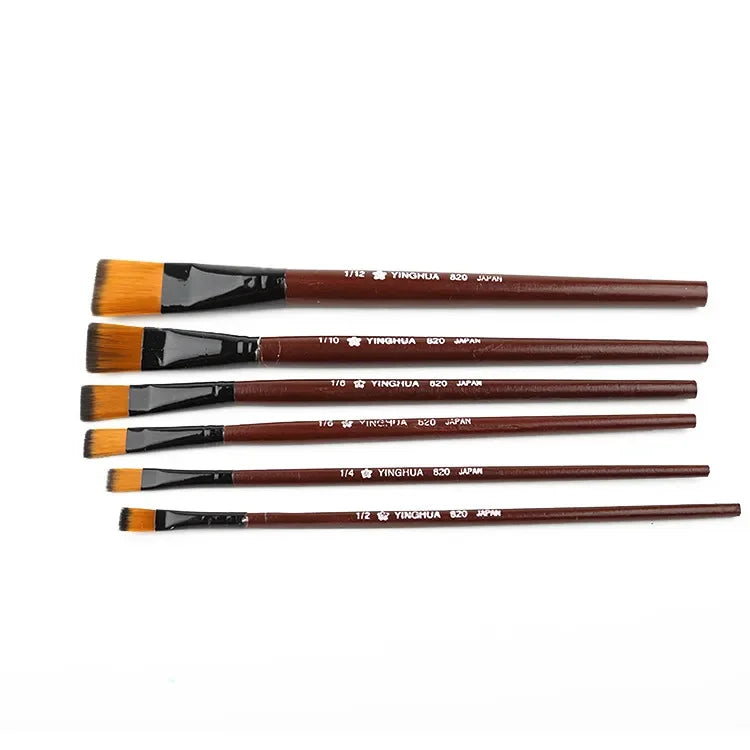1 Set/6 Pcs Watercolor Set Painting Supplies Drop Shipping Artists Brushes Nylon Acrylic Oil Paint Brushes For Artist Supplies