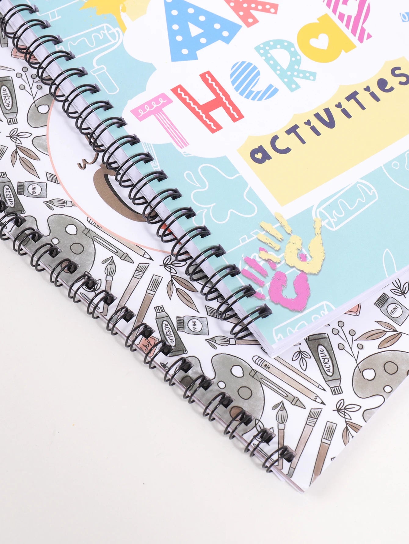 1 Fine Art Drawing Patterns Notebook for Art Classes Watercolour Pencil Colouring Booklet,  Fashion School Supplies