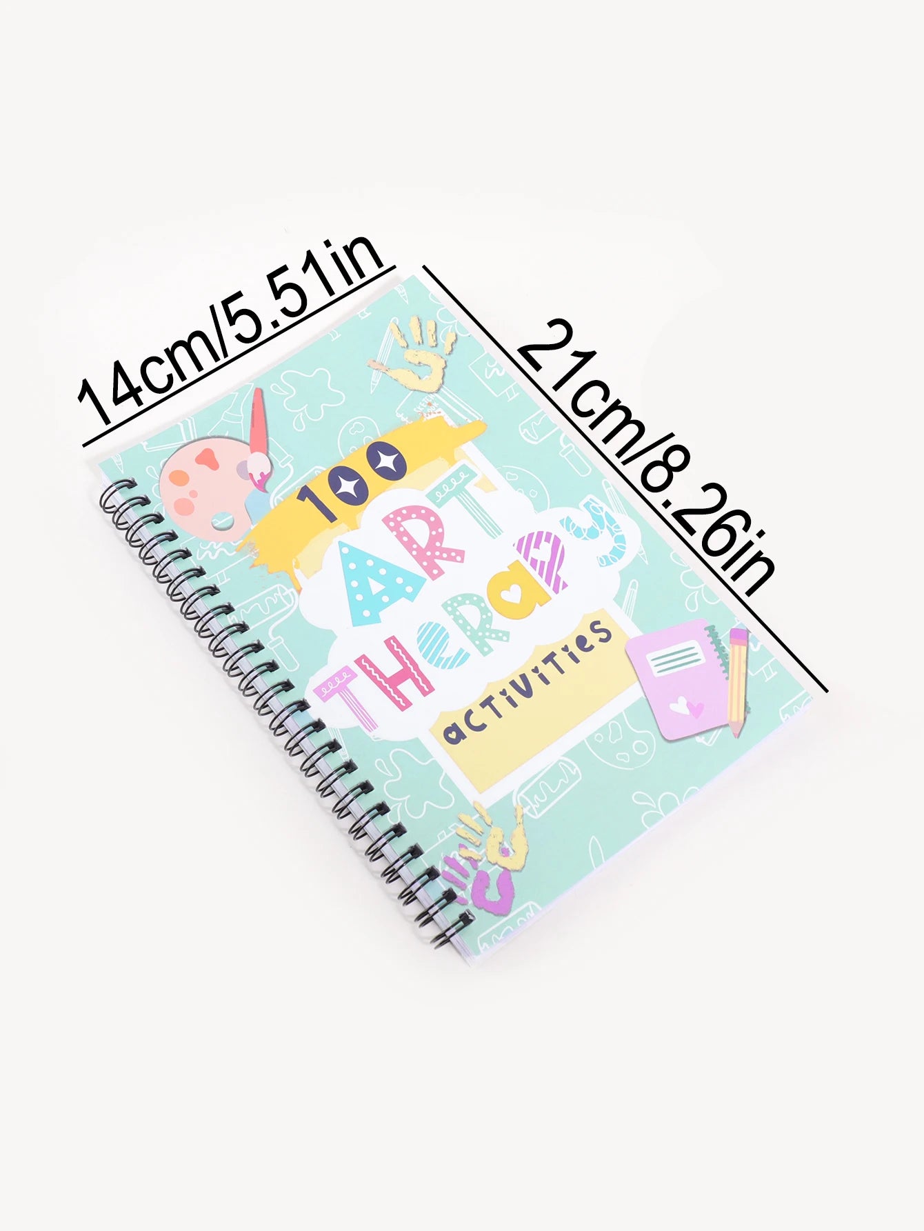 1 Fine Art Drawing Patterns Notebook for Art Classes Watercolour Pencil Colouring Booklet,  Fashion School Supplies
