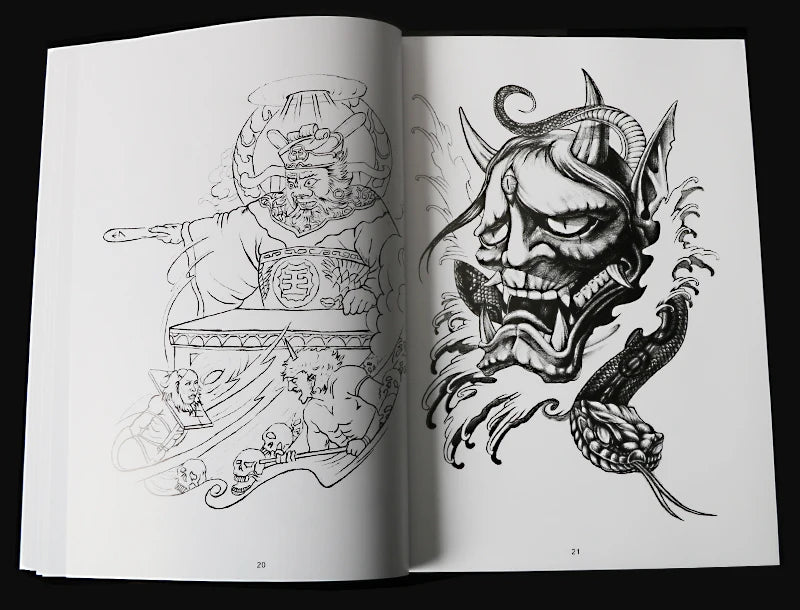 stencil for tattoos Book Body Art tattoo supplies Clear Design Templates Tattoo Patterns BOOK-015 Permanent Makeup Accessories