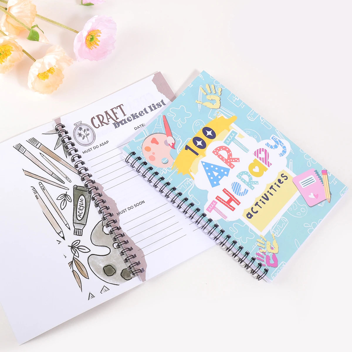 1 Fine Art Drawing Patterns Notebook for Art Classes Watercolour Pencil Colouring Booklet,  Fashion School Supplies