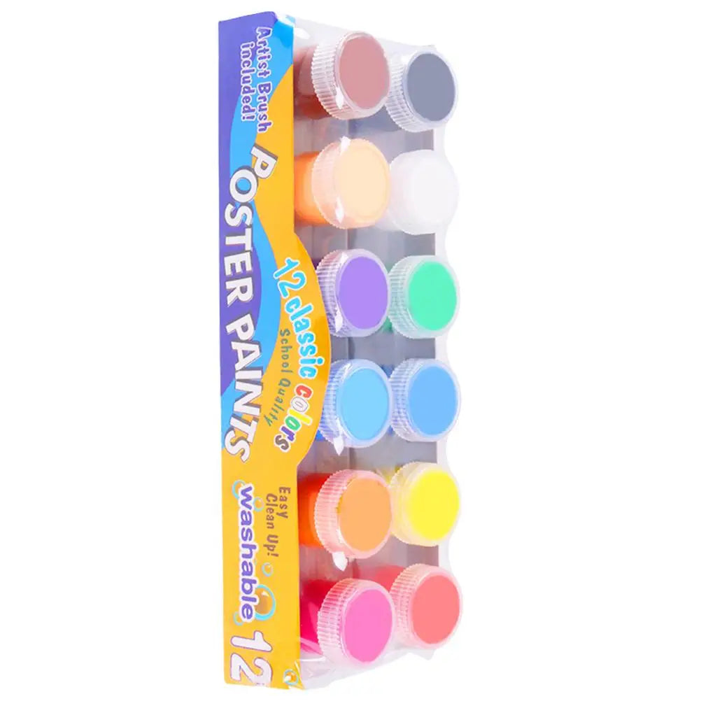 Washable Finger Palm Paint Kids Paiting Graffiti Painting Pigment Kit Various Colors Easy Clean Water Soluble Ink Pads