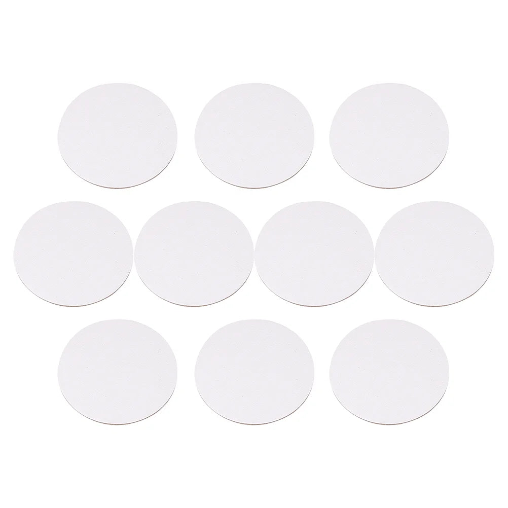 10 Pcs Blank Round Oil Painting Board Circle Canvas 10X10CM Cotton Cardboard Drawing