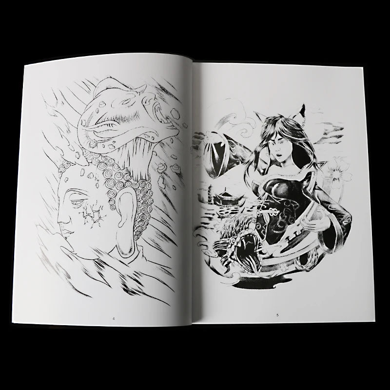 stencil for tattoos Book Body Art tattoo supplies Clear Design Templates Tattoo Patterns BOOK-015 Permanent Makeup Accessories