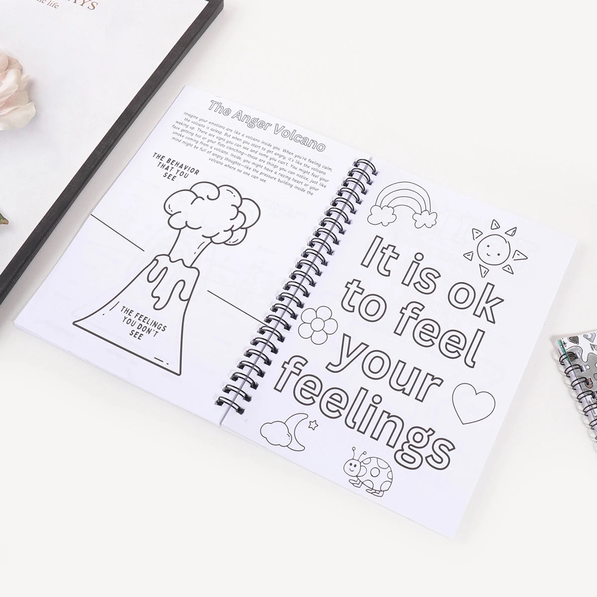1 Fine Art Drawing Patterns Notebook for Art Classes Watercolour Pencil Colouring Booklet,  Fashion School Supplies